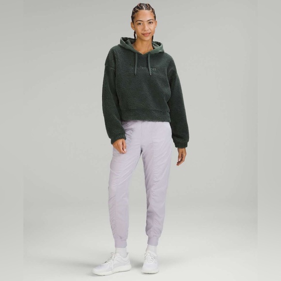 Lululemon Textured Fleece Embroidered
Logo Hoodie Smoked Spruce - Picture 2 of 9